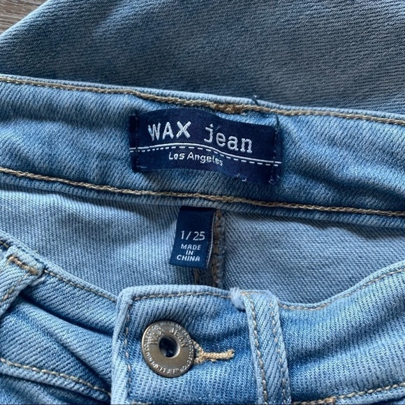 Wax Jeans High Rise Distressed Skinny Jeans - Picture 13 of 13